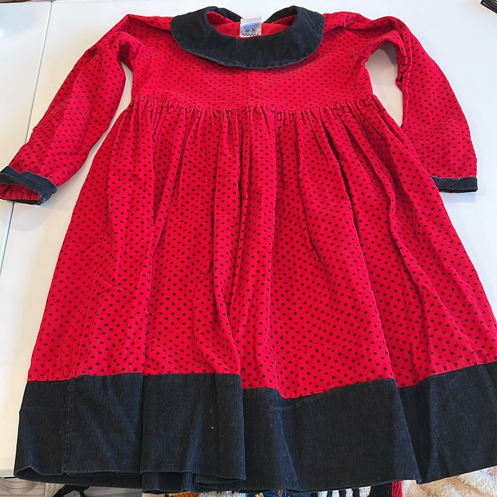 Red and Black Polka Dot‎ Dress - Picture 2 of 6